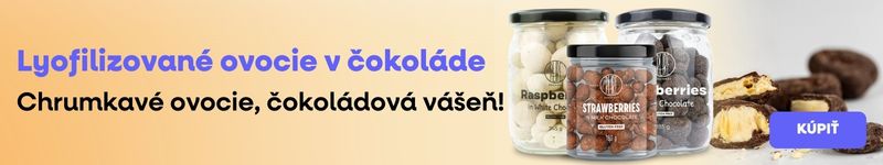 (Slovenčina) Lyofilizované ovoce v čokoládě